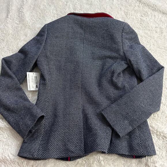 NWT Joules Juliane Blazer Womens French Navy Blue Cotton Size 2 Business/Preppy - Picture 2 of 10